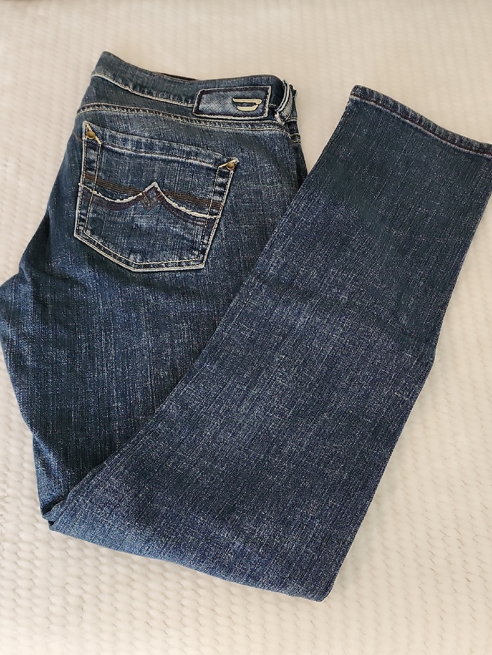 Diesel Riden Vintage Jeans Made In Italy Stylish Blue Denim Jeans